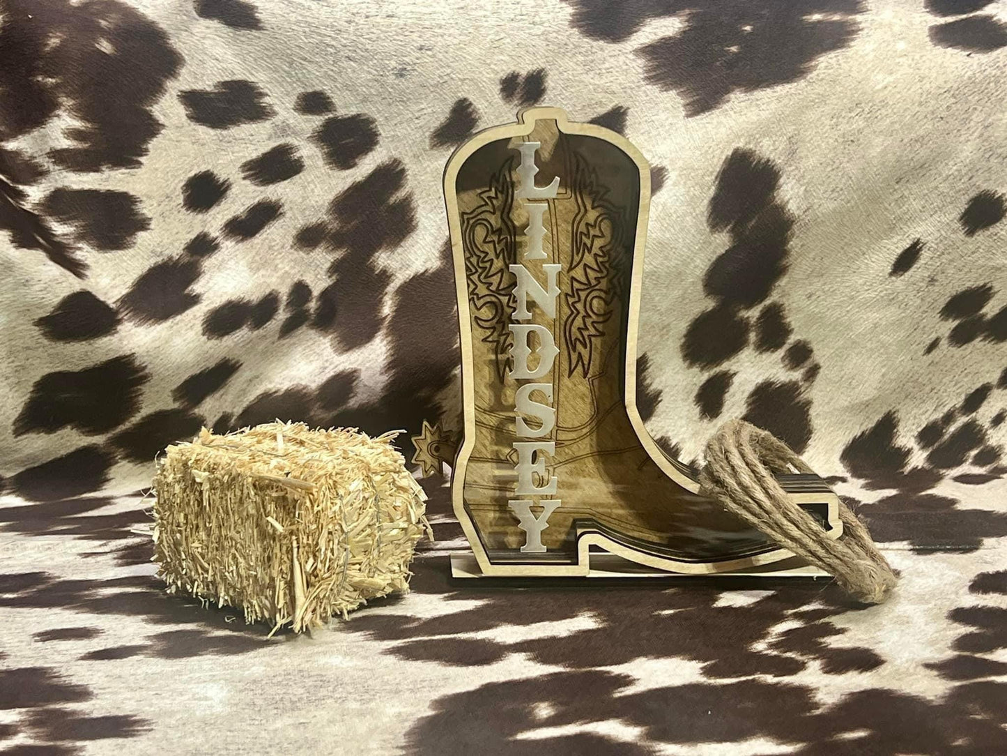 Personalized Boot Bank, Custom Letter Piggy Bank