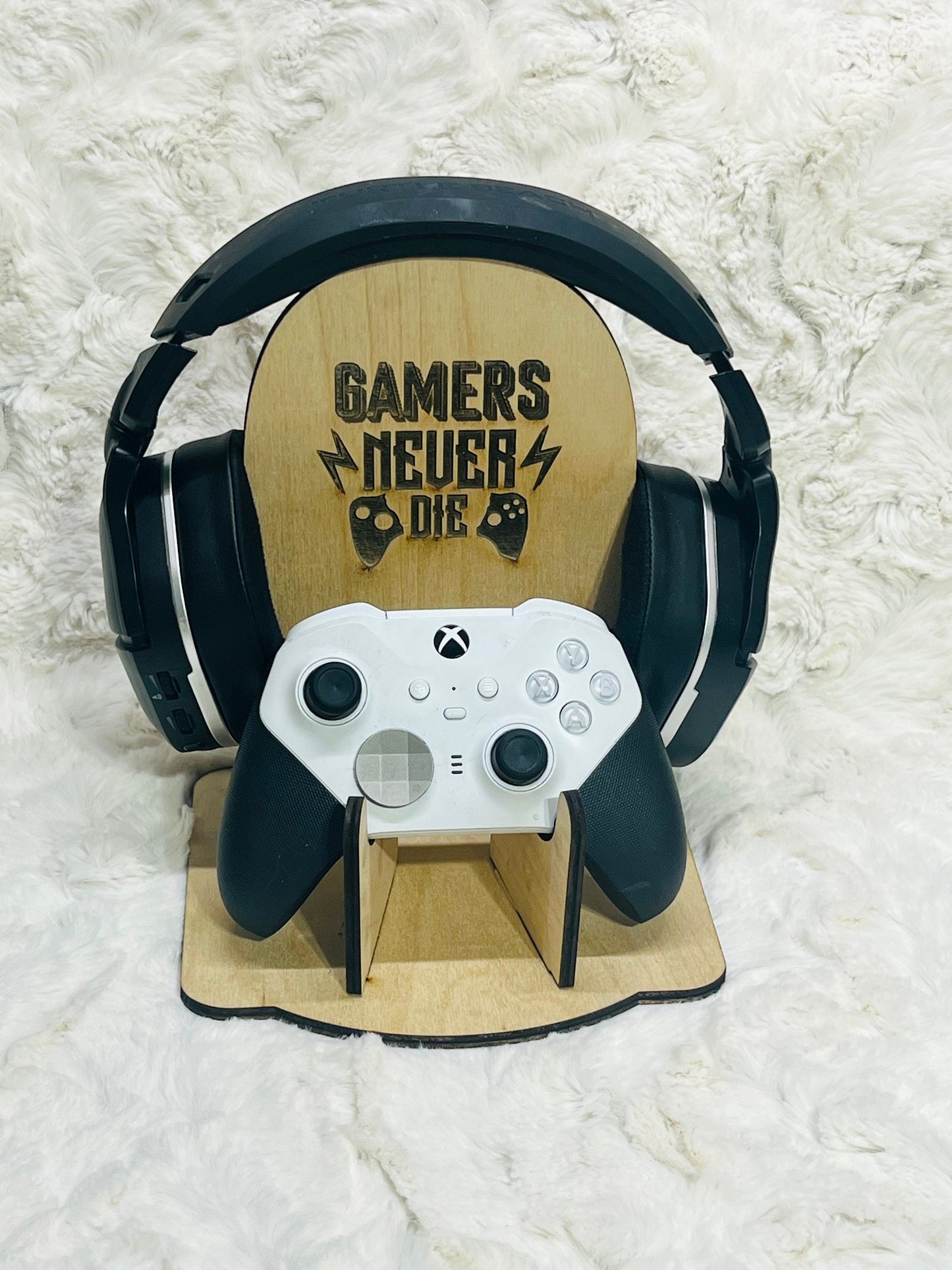 Gaming Stand Gamer Headset Holder Controller Stand Gamertag
