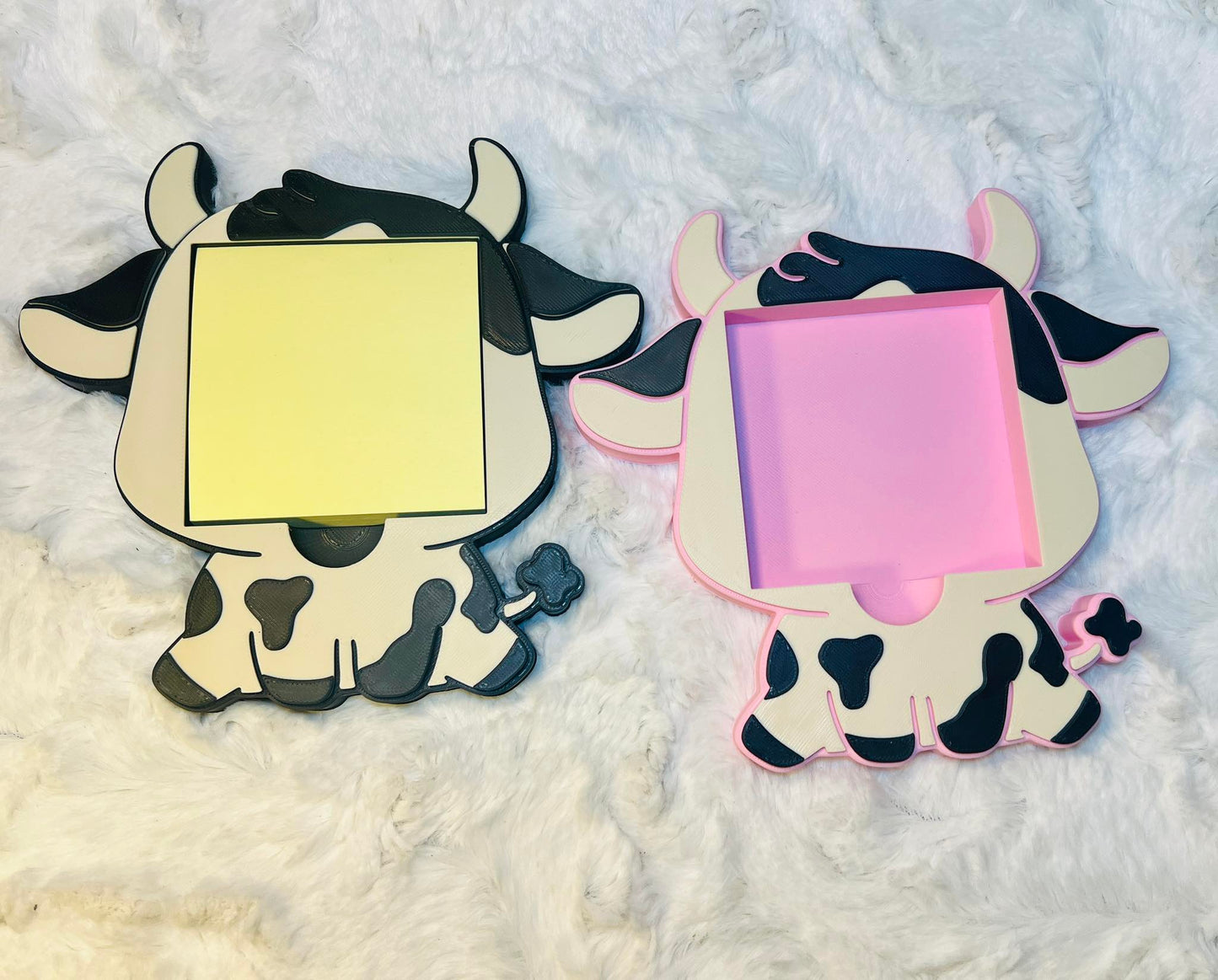 Porta notas adhesivas con forma de vaca (WS)