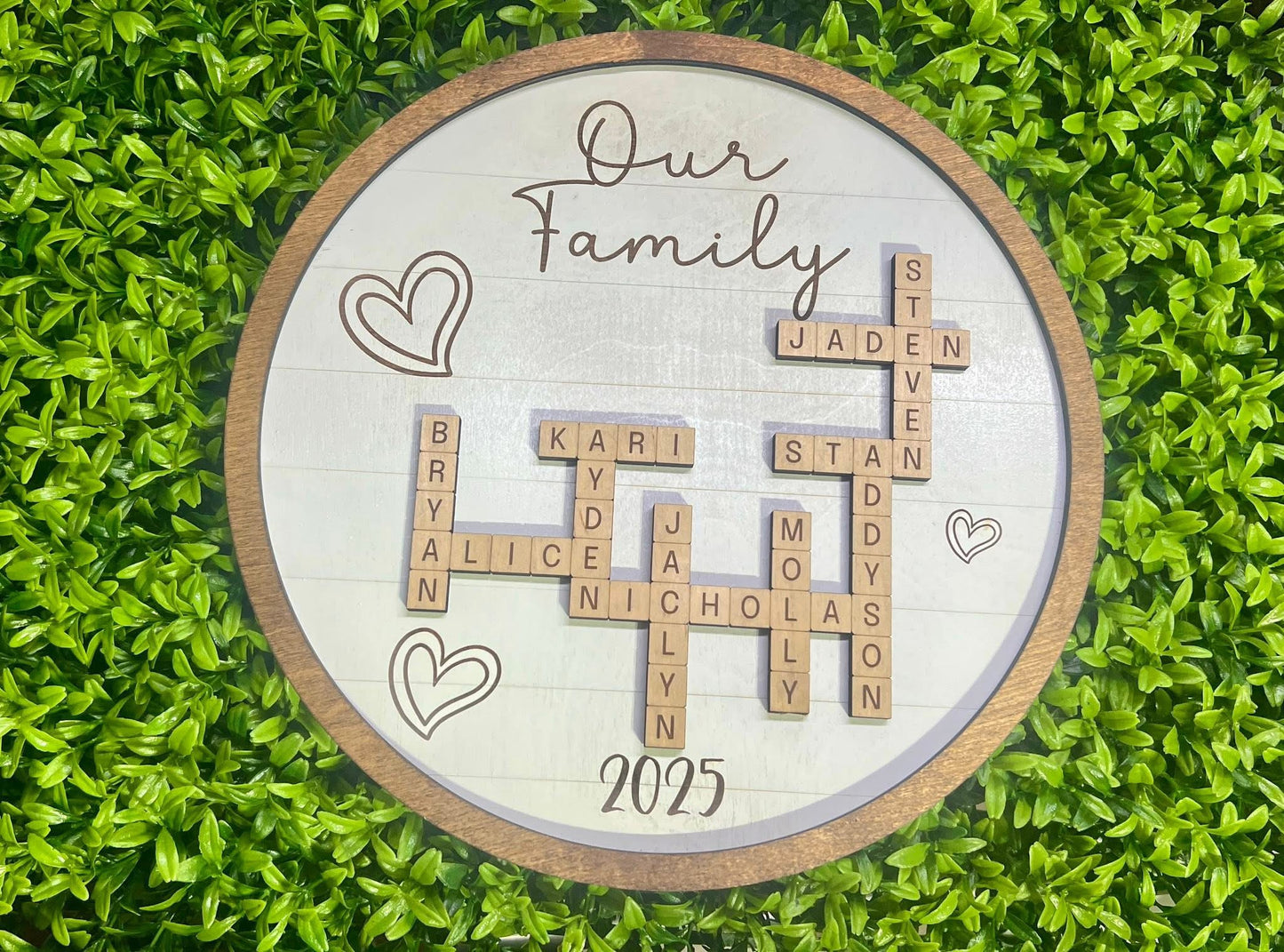 Personalized Name Tile Plaque