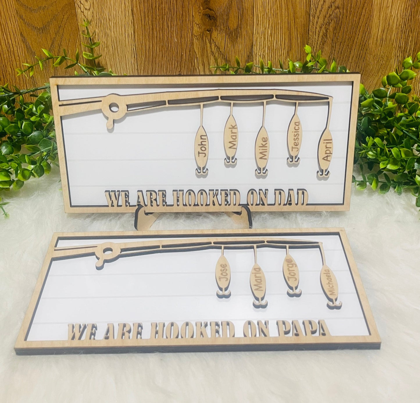 Hooked on Dad, Papa, Pawpaw, Papaw, Grandpa, Pops