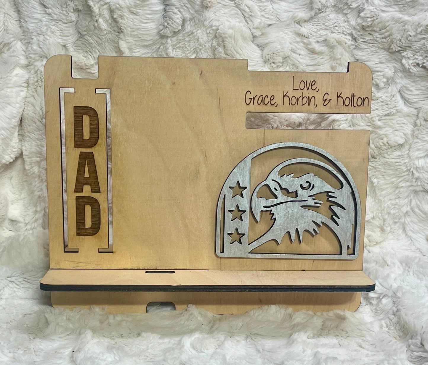 Personalized Nightstand Organizer Father’s Day gift