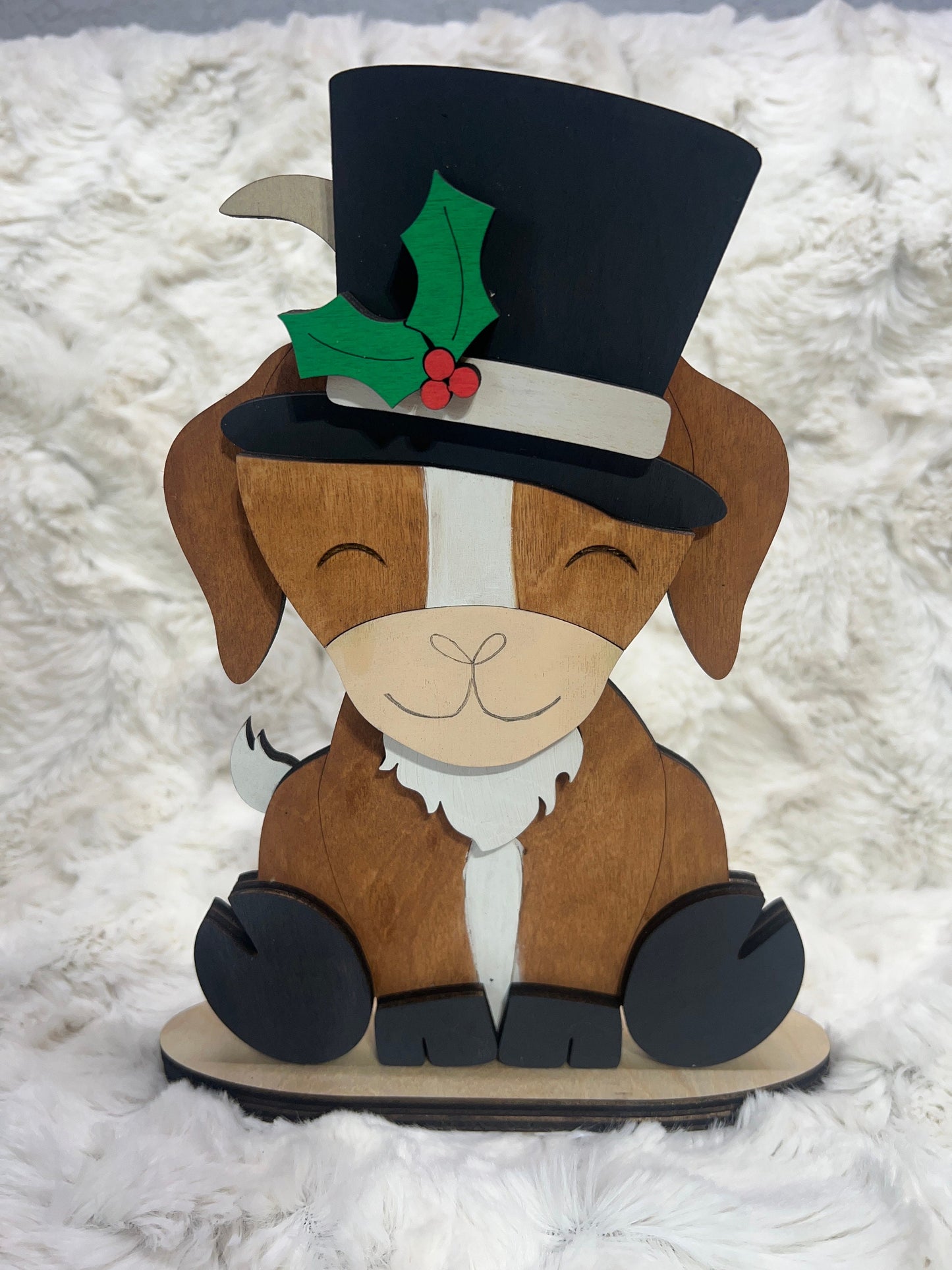 Interchangeable Hats for Shelf Sitters, Option B, Laser Cut and Hand Painted