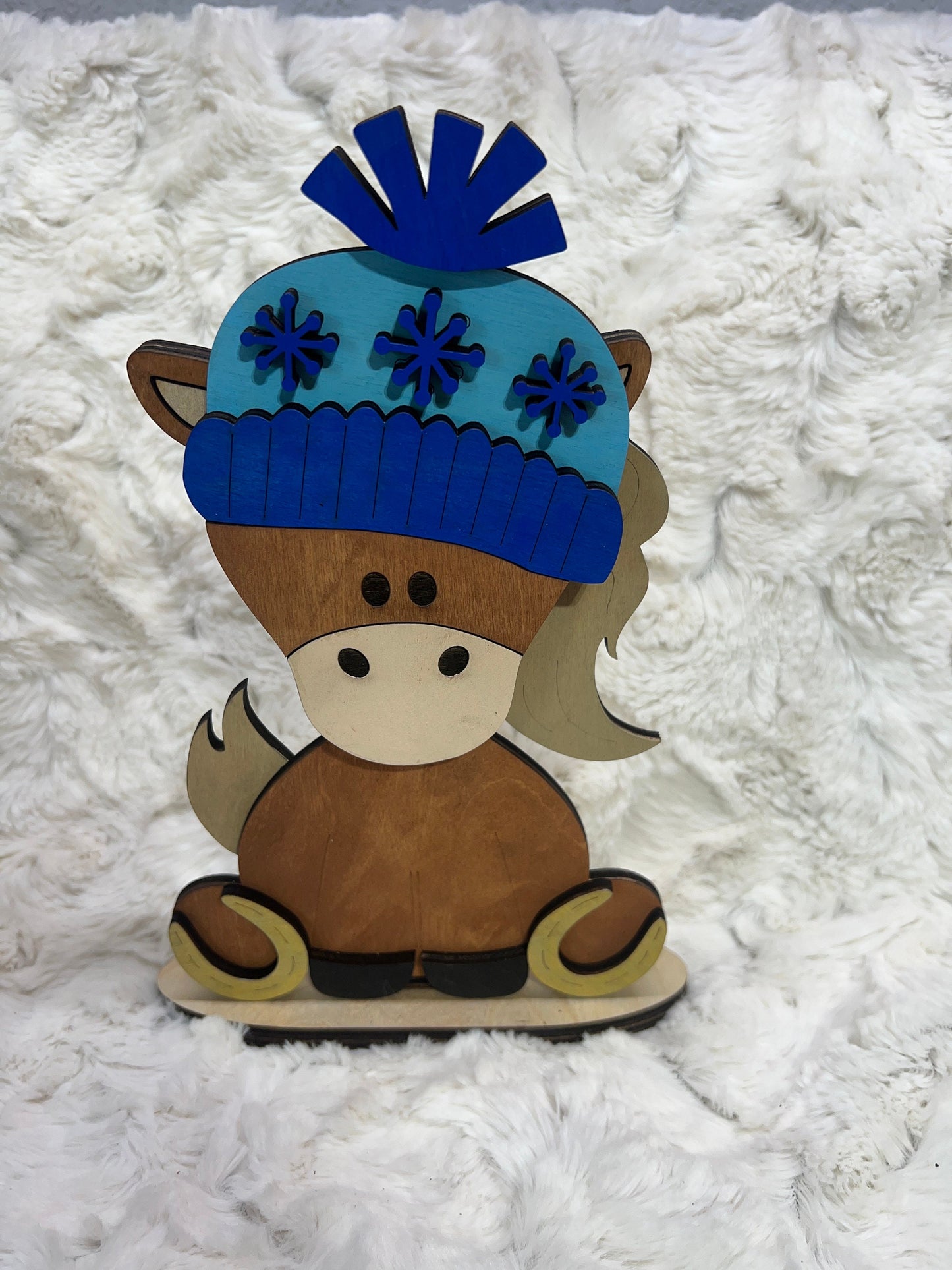 Interchangeable Hats for Shelf Sitters, Option B, Laser Cut and Hand Painted