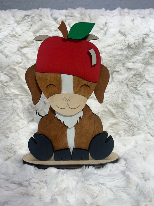 Interchangeable Hats for Shelf Sitters, Option B, Laser Cut and Hand Painted