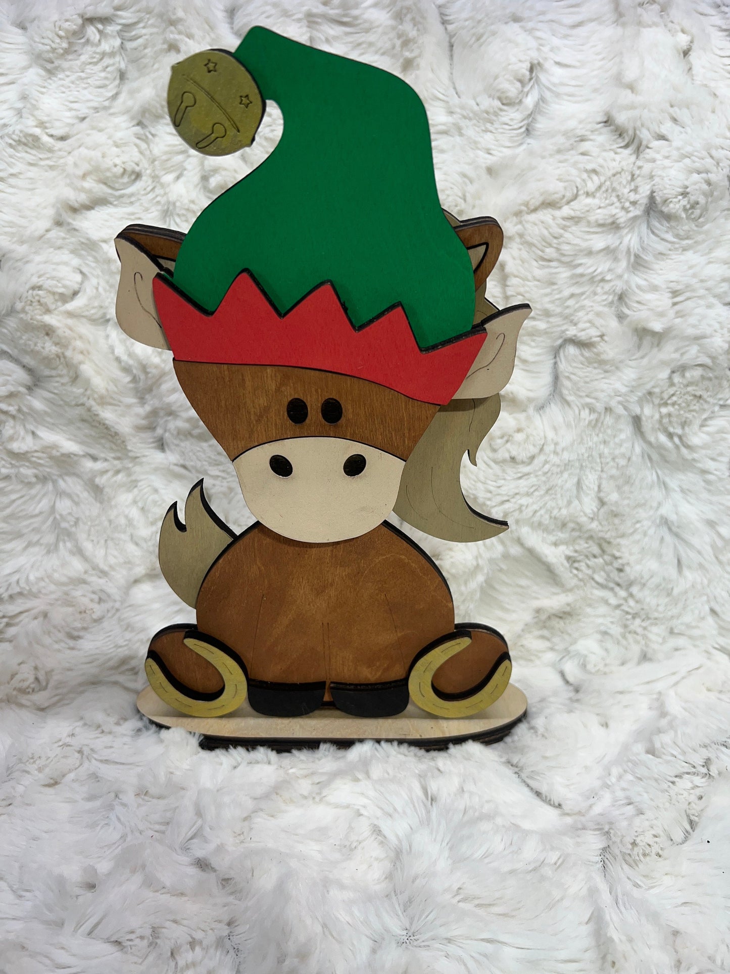 Interchangeable Hats for Shelf Sitters, Option B, Laser Cut and Hand Painted