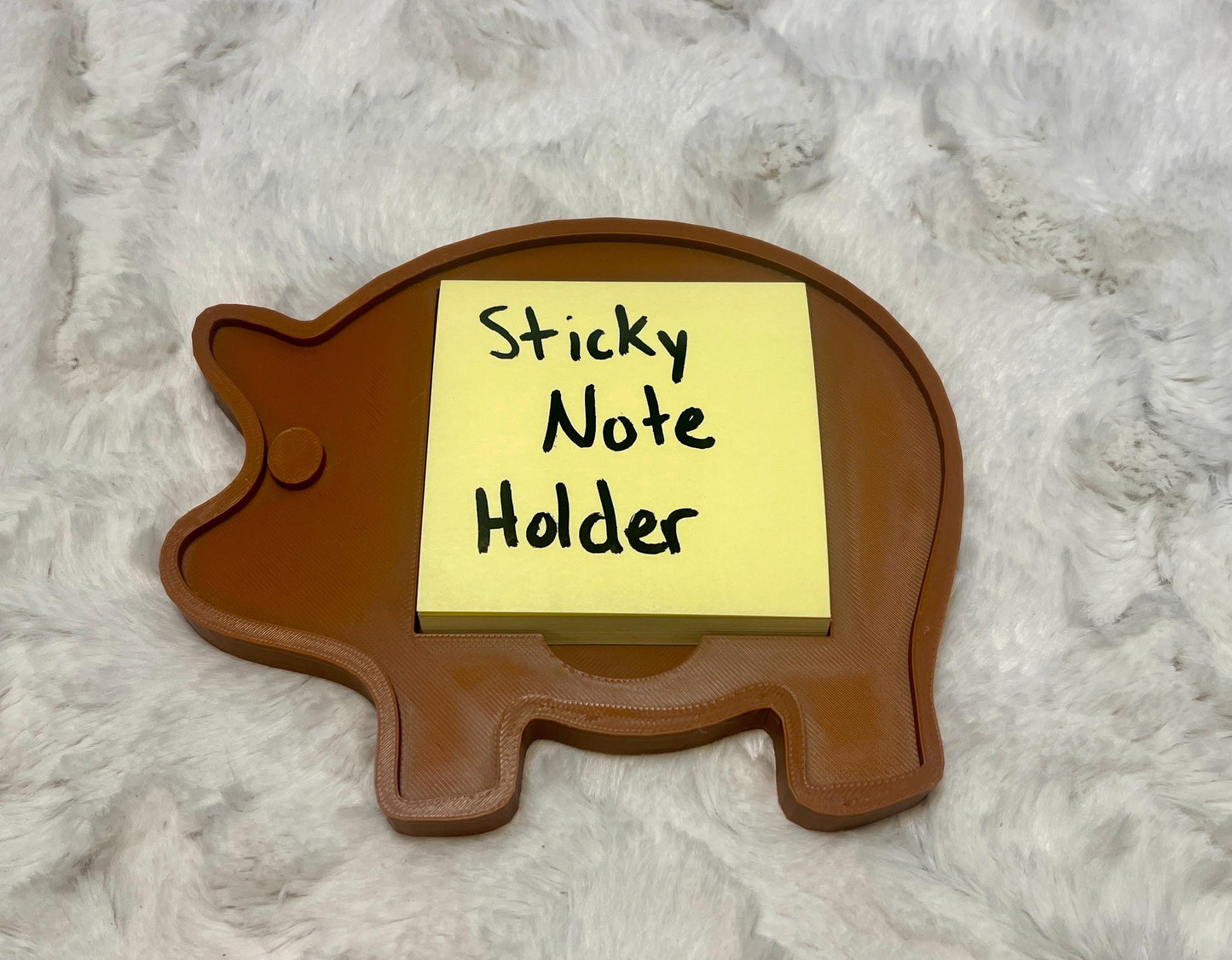 Maranito sticky note holder/ office supplies/ piggy/ pig