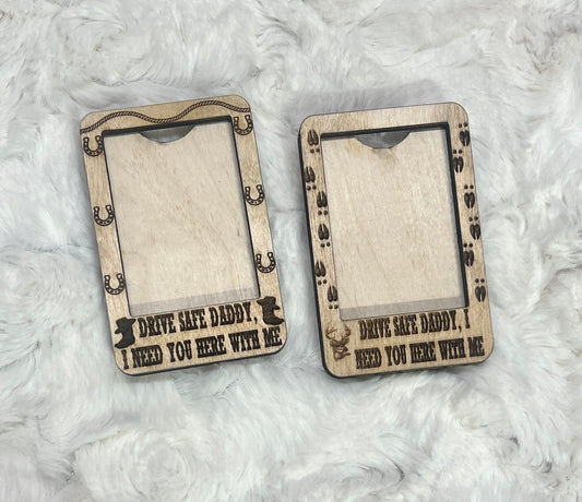 Car clip picture holder