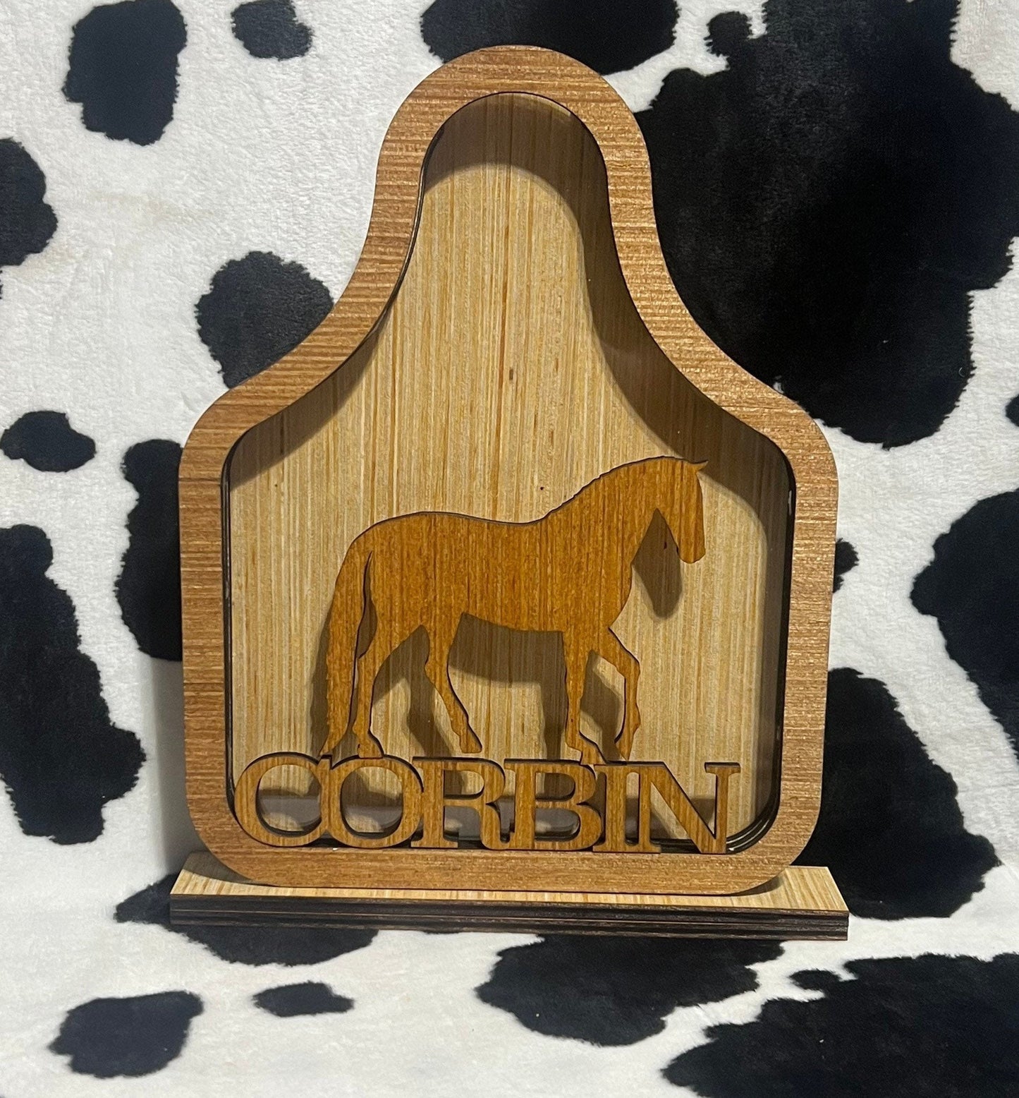 Personalized Animal Wooden Bank, Custom Name, Nursery Decor