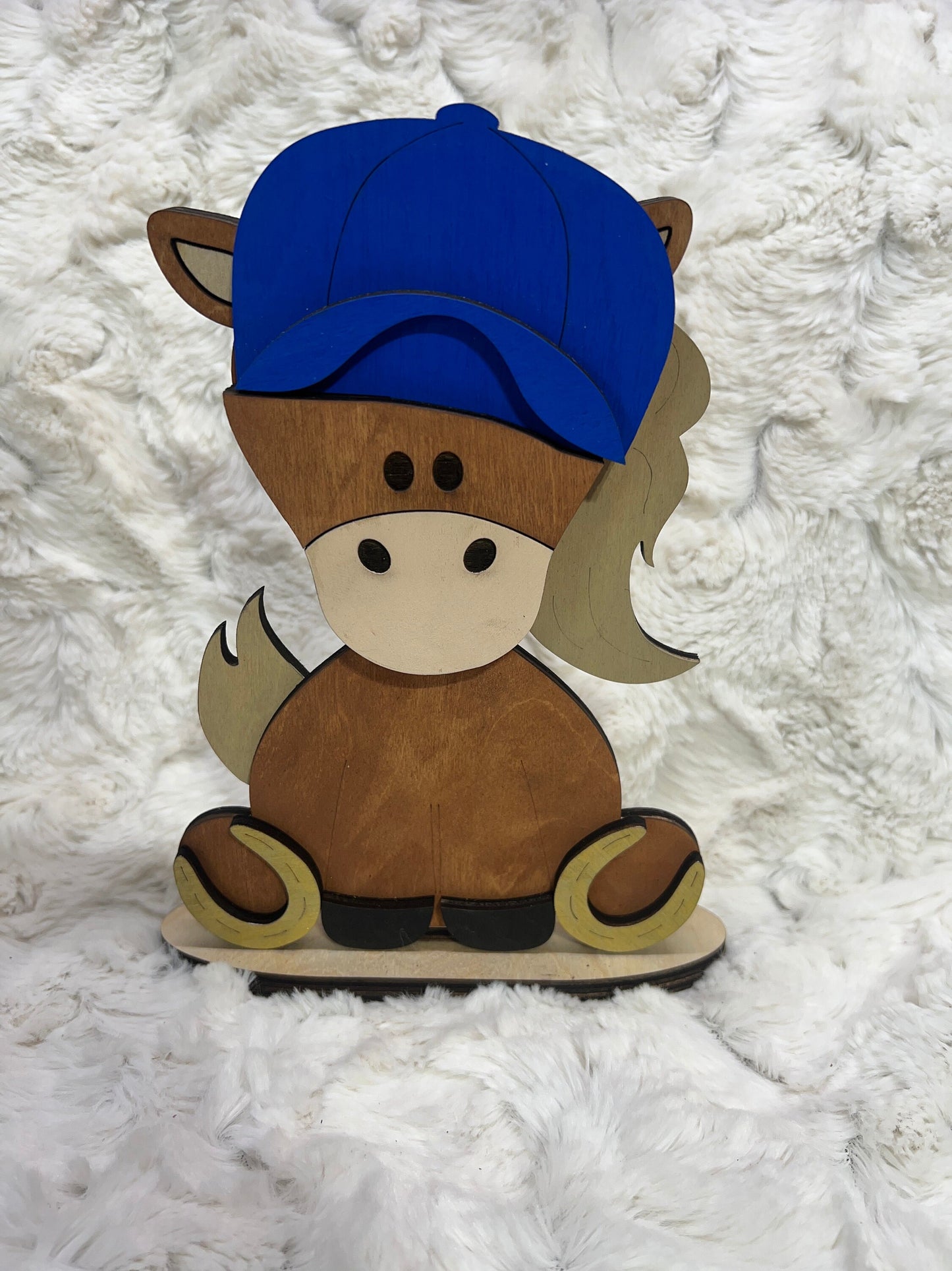 Interchangeable Hats for Shelf Sitters, Option B, Laser Cut and Hand Painted