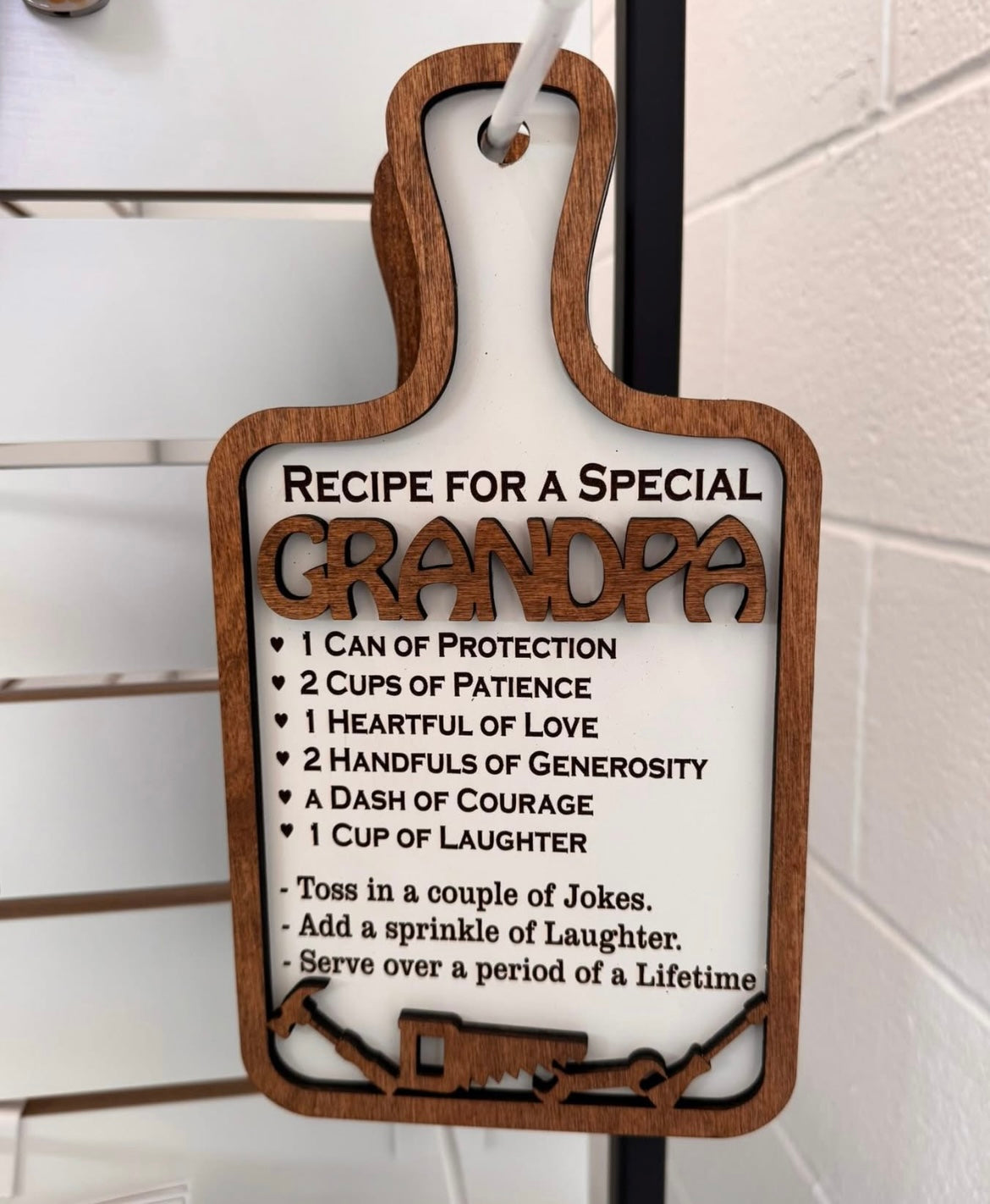 Mom's Recipe Decorative Cutting Board, Mother's Day Gift (WS)