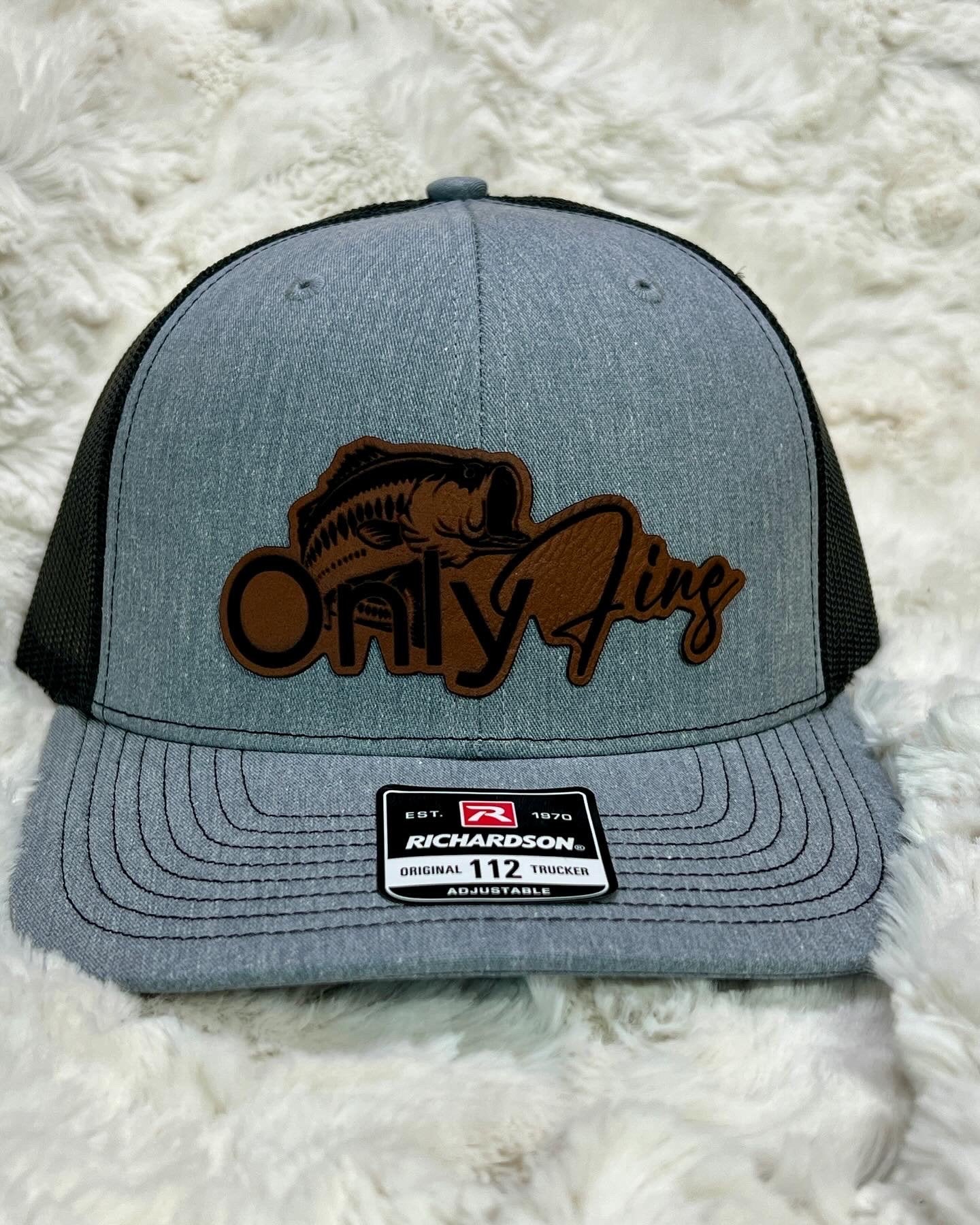 Only Dads Richardson 112 Trucker Hat, Funny Leatherette Patch