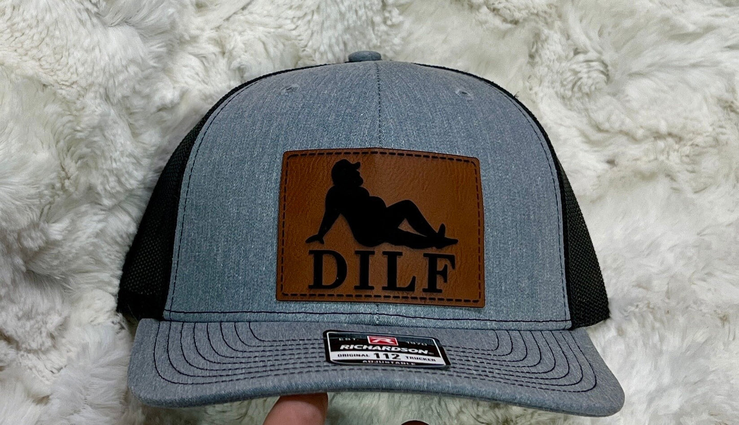 Only Dads Richardson 112 Trucker Hat, Funny Leatherette Patch