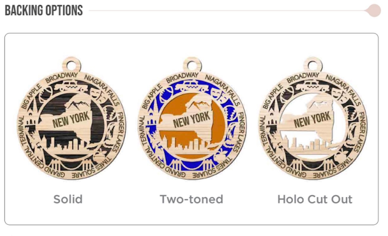 State Ornament, Handcrafted Home Decor