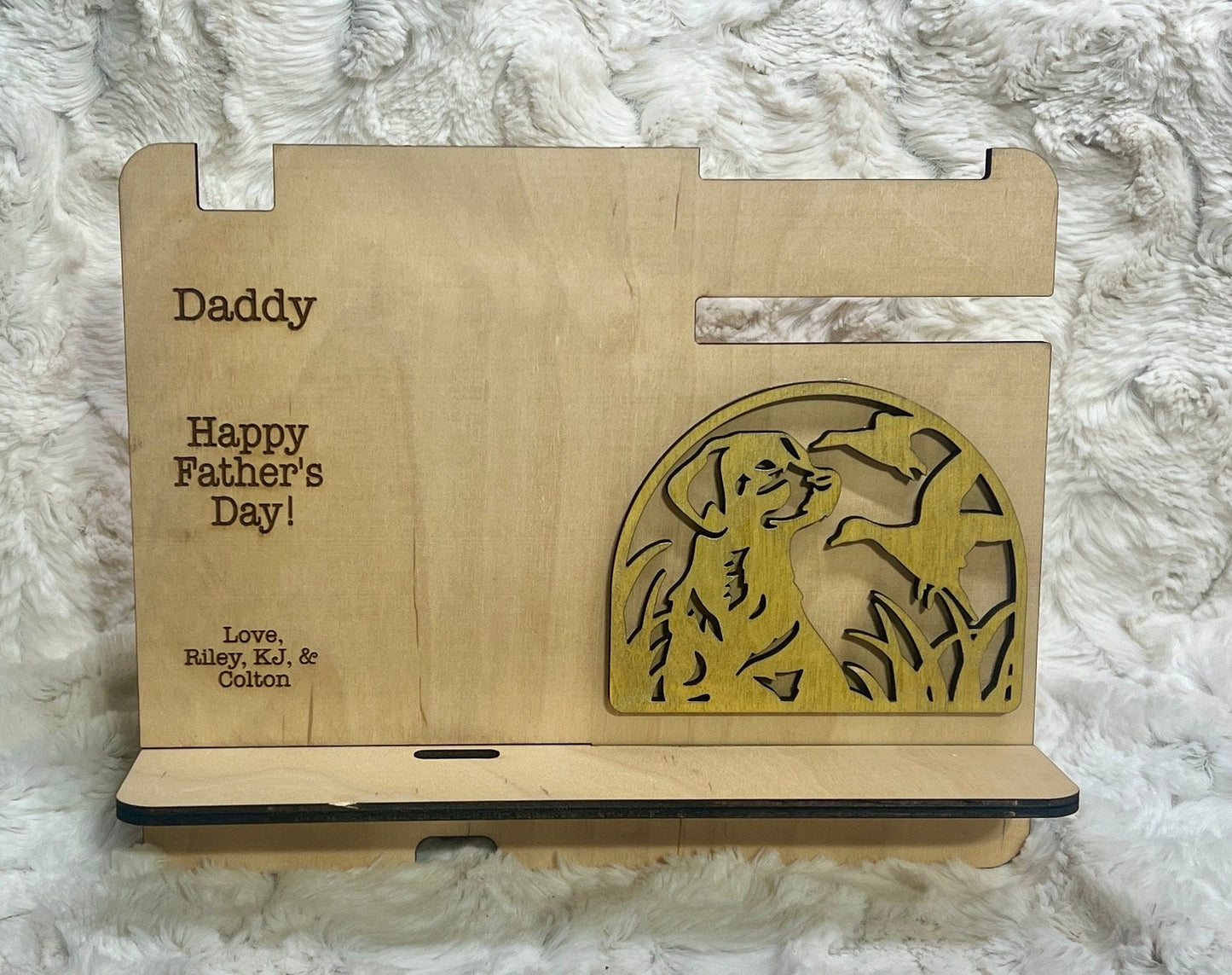 Personalized Nightstand Organizer Father’s Day gift