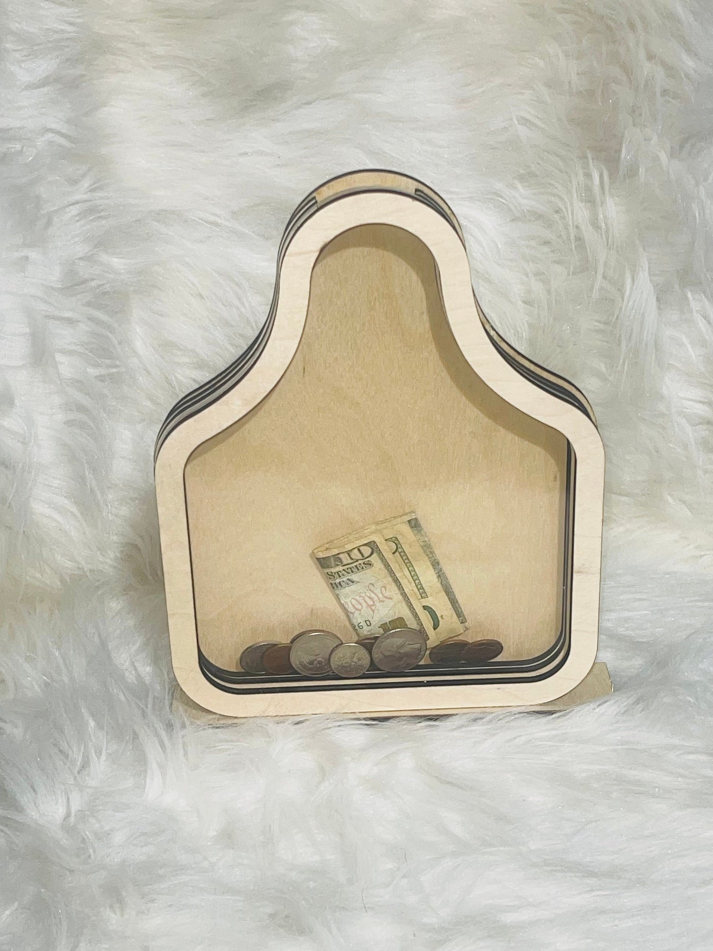 Personalized Animal Wooden Bank, Custom Name, Nursery Decor