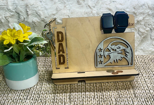 Personalized Nightstand Organizer Father’s Day gift